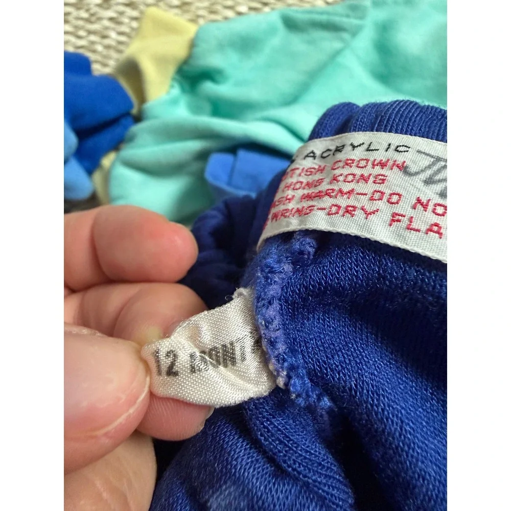 Vintage Izod Lacoste Kids Tracksuit top Jogger Set 70's 80's Streetwear 12 month